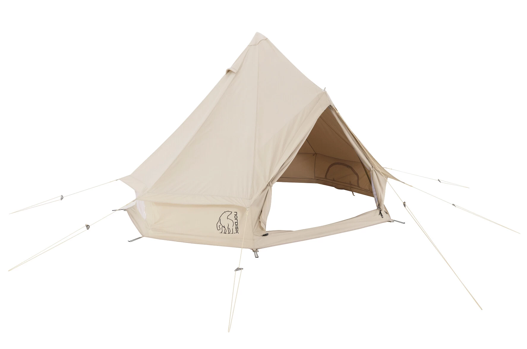 Nordisk Asgard 12.6 M² Tent Technisch Katoen, Beige 1 Nordisk Asgard 12.6 M² Tent Technisch Katoen, Beige