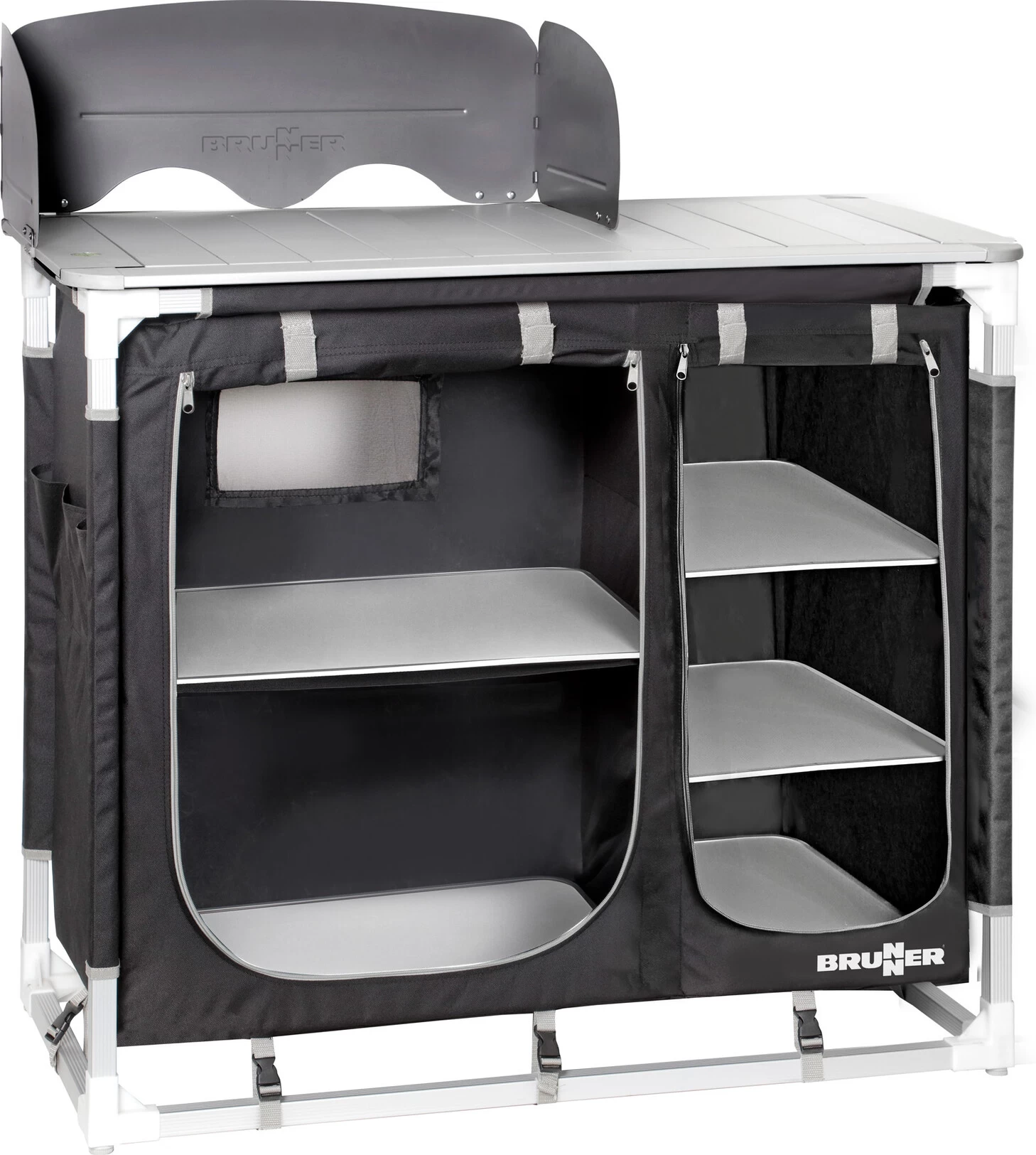 Brunner Azabache CT Square Keuken Box, Zwart/grijs 1 Brunner Azabache CT Square Keuken Box, Zwart/grijs