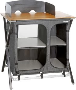 Brunner Mercury Cross Square Cooker HWT Keuken Kabinet, Grijs