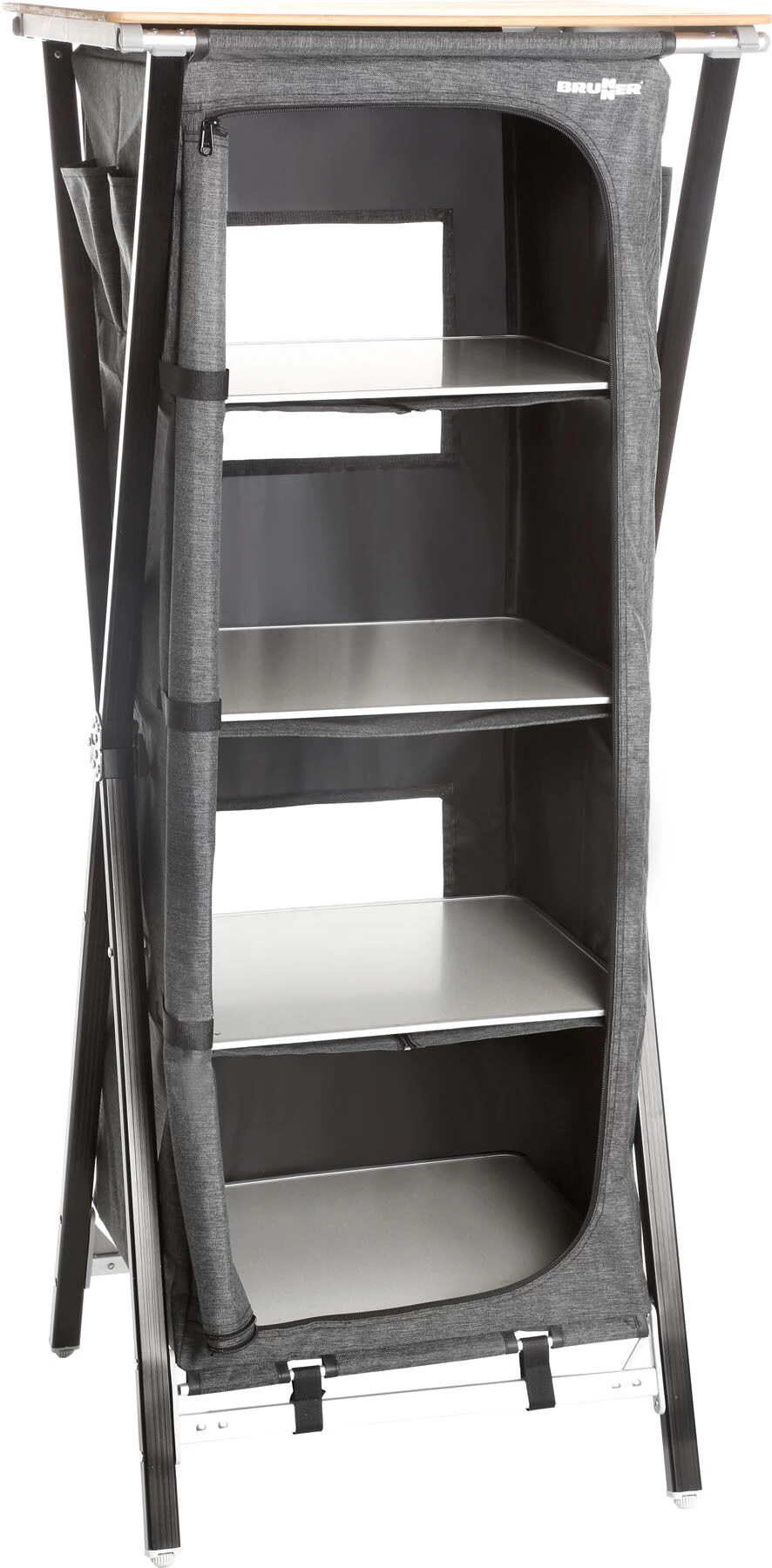 Brunner Mercury Cross Square HS Vouwkast, Grijs 1 Brunner Mercury Cross Square HS Vouwkast, Grijs