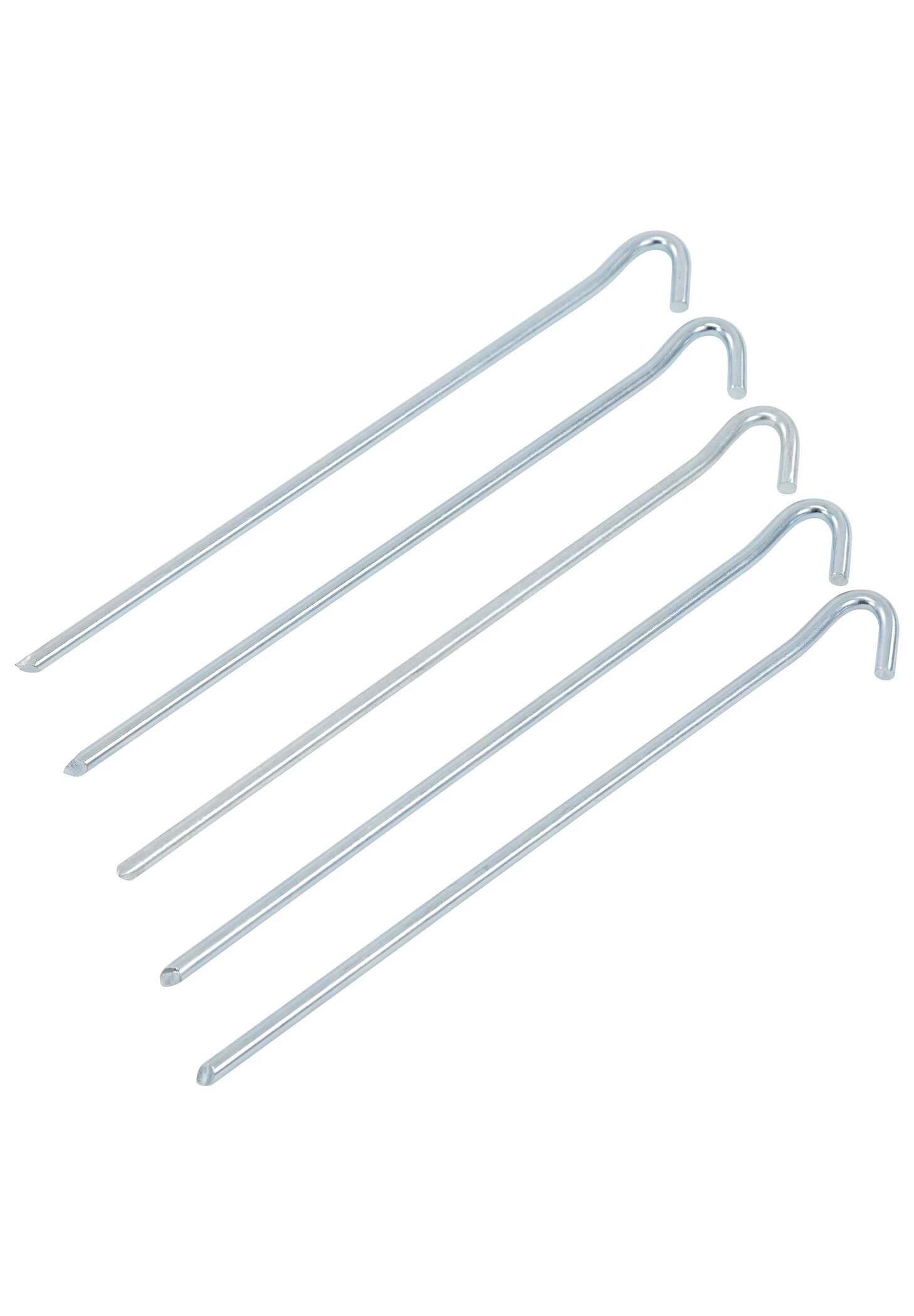 CAMPZ Stalen Tentharing 30cm Rond, Grijs 1 CAMPZ Stalen Tentharing 30cm Rond, Grijs