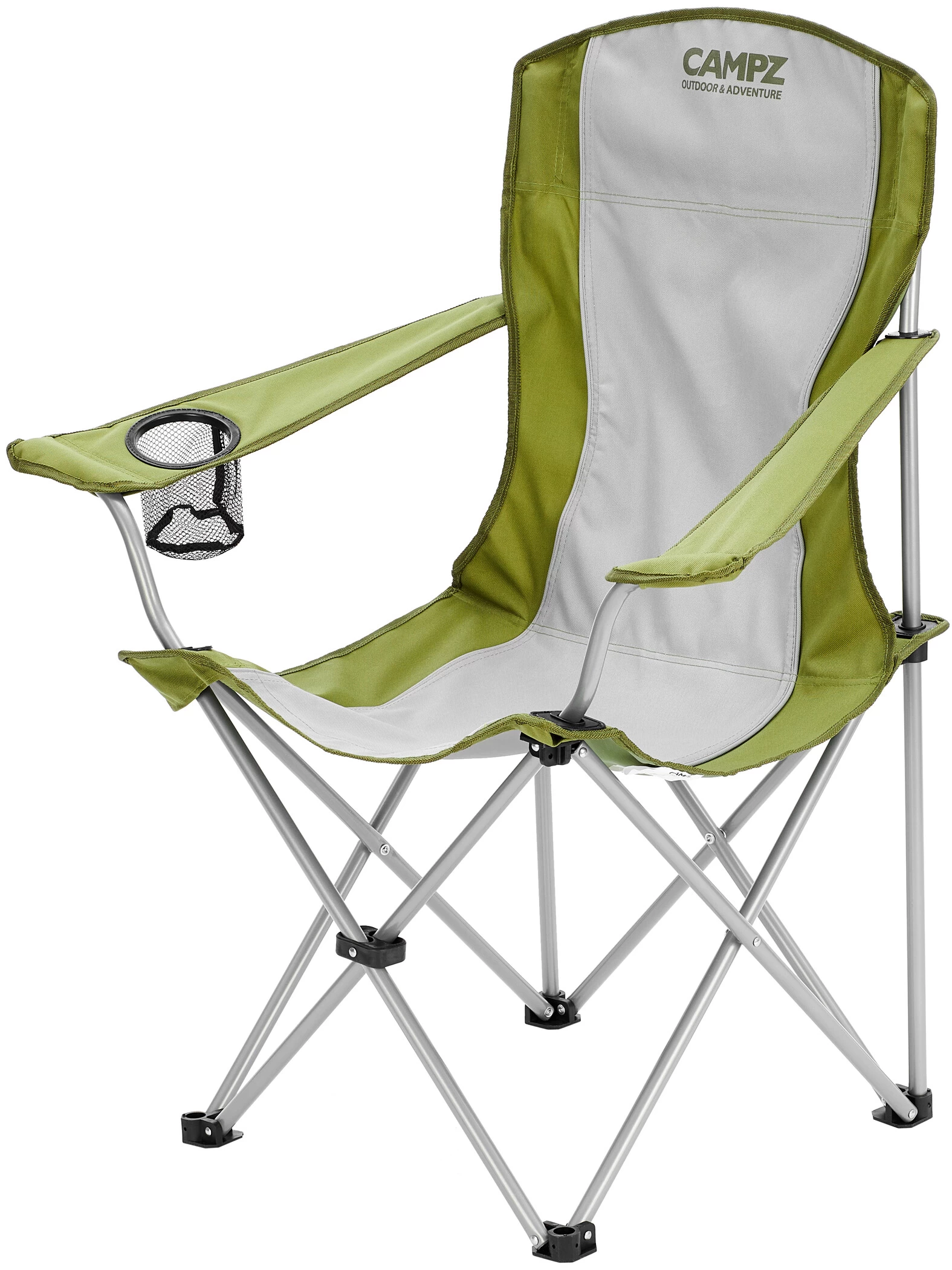 CAMPZ Vouwstoel, Olijf/grijs 1 CAMPZ Vouwstoel, Olijf/grijs