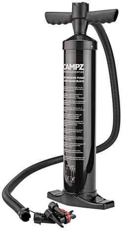 CAMPZ High Pressure Pomp 3l Met Meter, Zwart