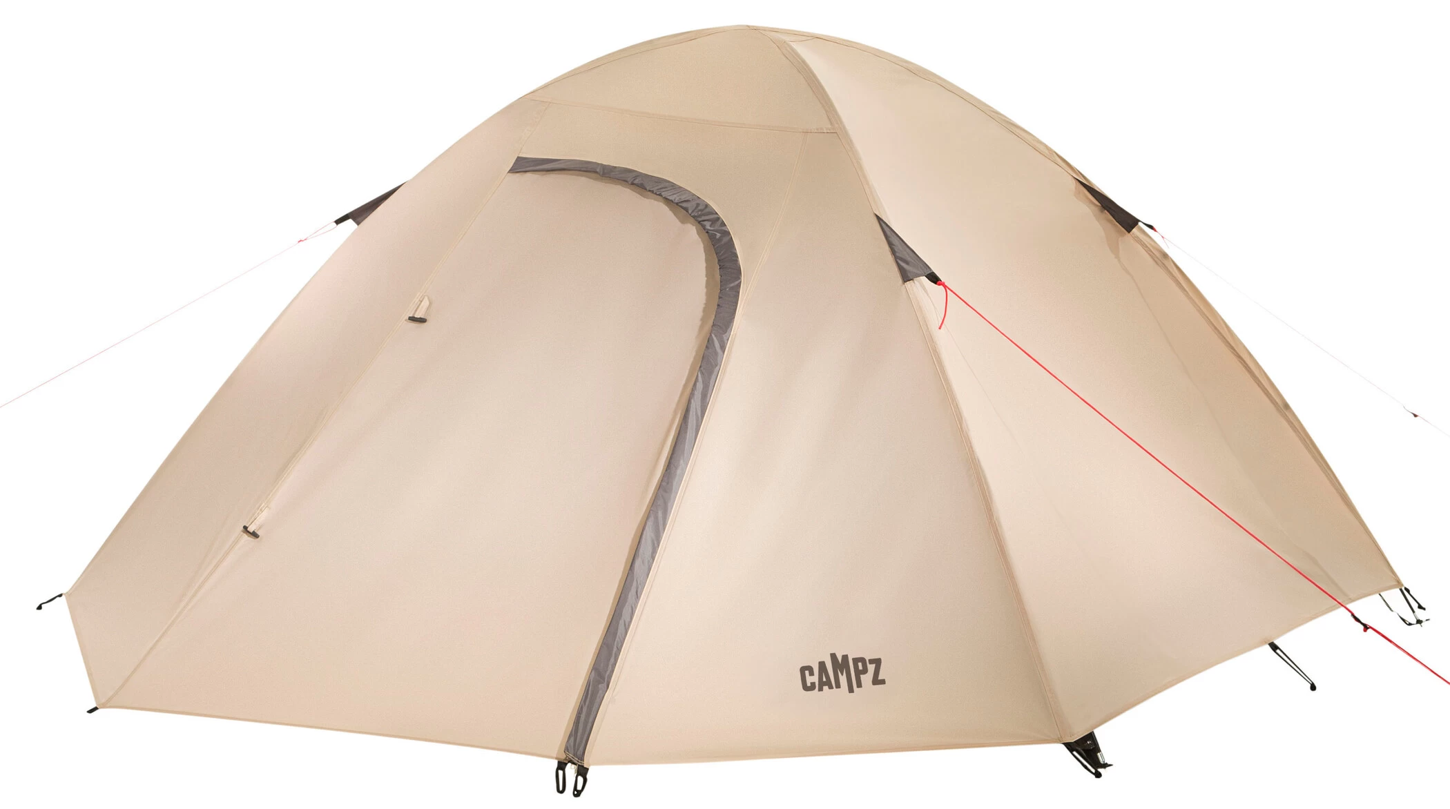 CAMPZ Monta Tent 2P, Beige/grijs 1 CAMPZ Monta Tent 2P, Beige/grijs