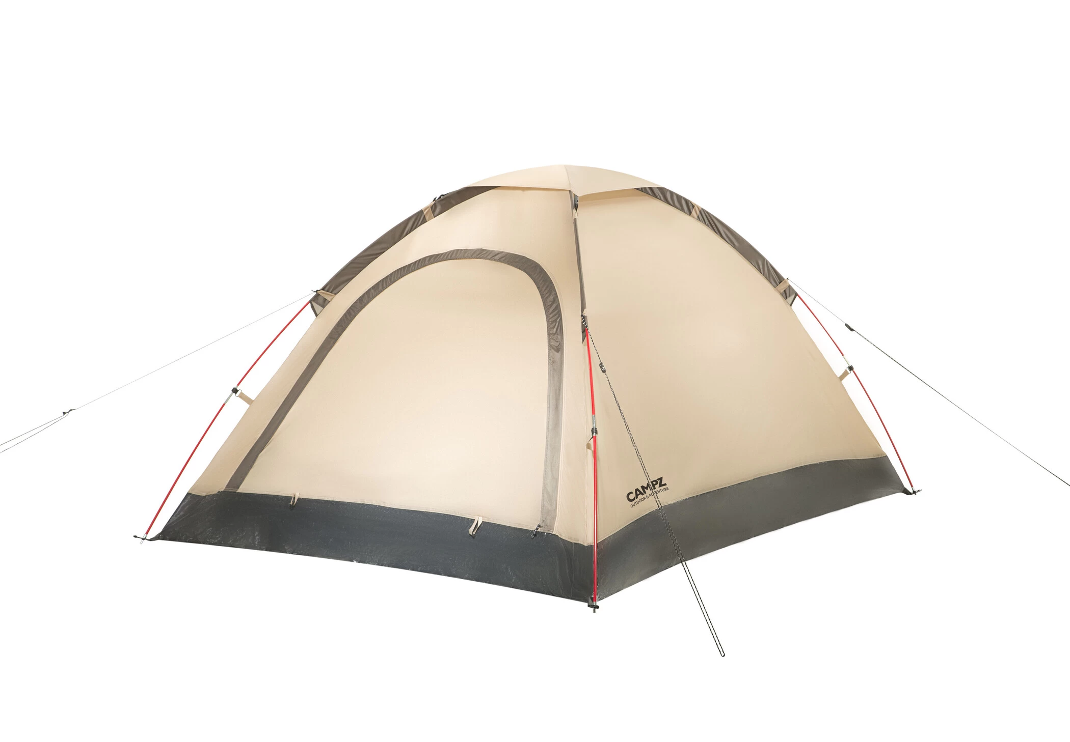 CAMPZ Nevada 2P Tent, Beige 1 CAMPZ Nevada 2P Tent, Beige