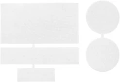 CAMPZ Nylon Reparatie Patches 5 Stuks, Wit