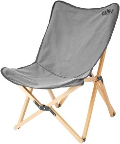 CAMPZ Osaka Chair Beech Wood, Grijs