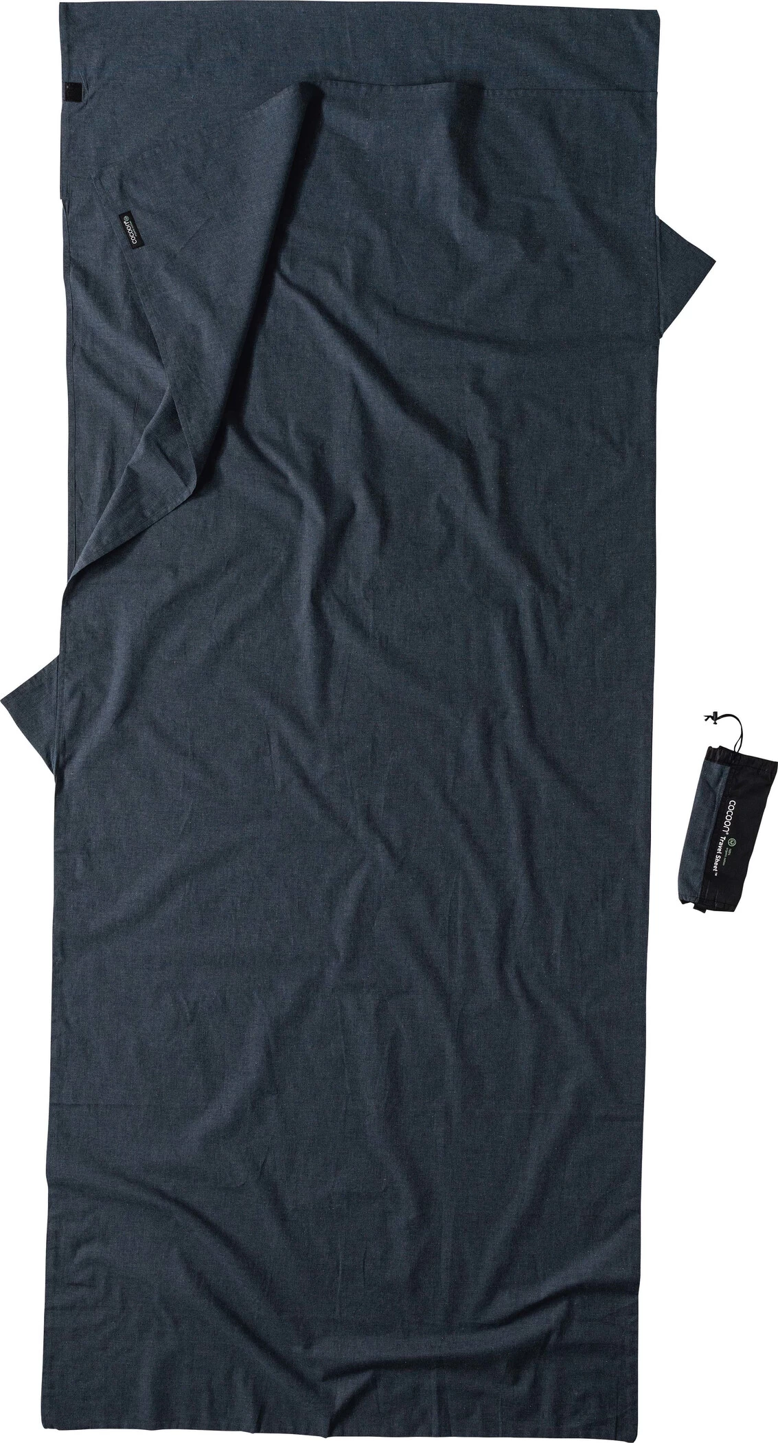 Cocoon TravelSheet Organisch Katoen, Grijs 1 Cocoon TravelSheet Organisch Katoen, Grijs