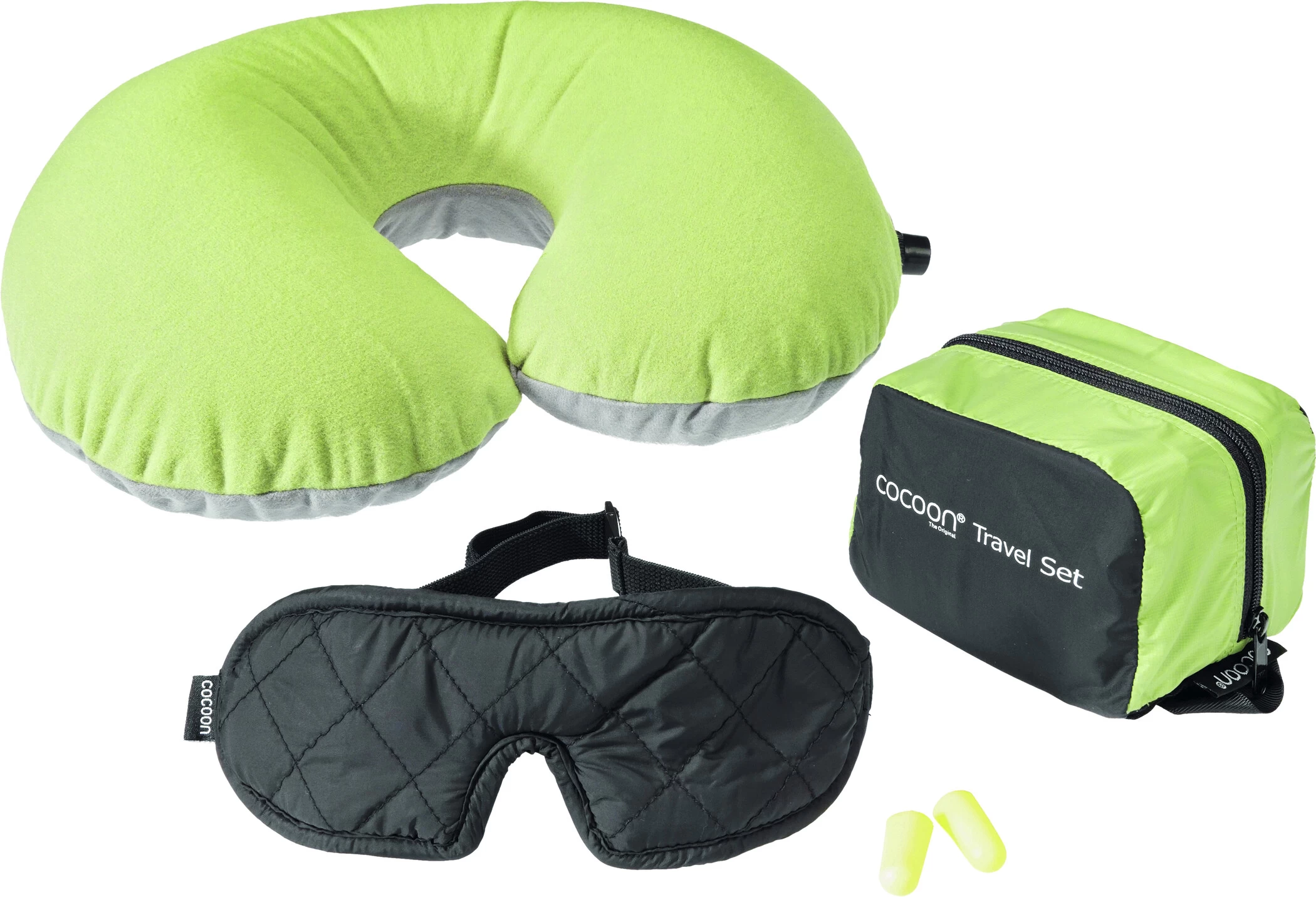 Cocoon Reisset Ultralight, Groen/zwart 1 Cocoon Reisset Ultralight, Groen/zwart