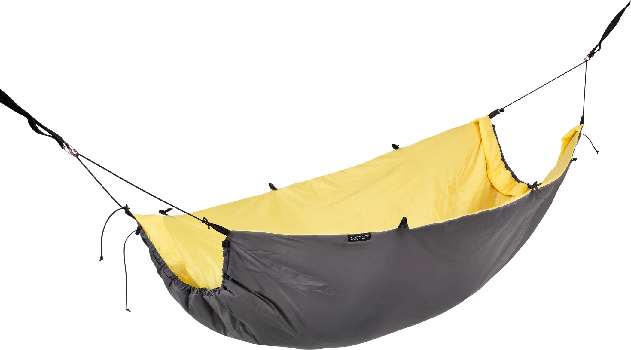 Cocoon Hammock Underquilt 205x122/88cm, Geel/grijs 1 Cocoon Hammock Underquilt 205x122/88cm, Geel/grijs