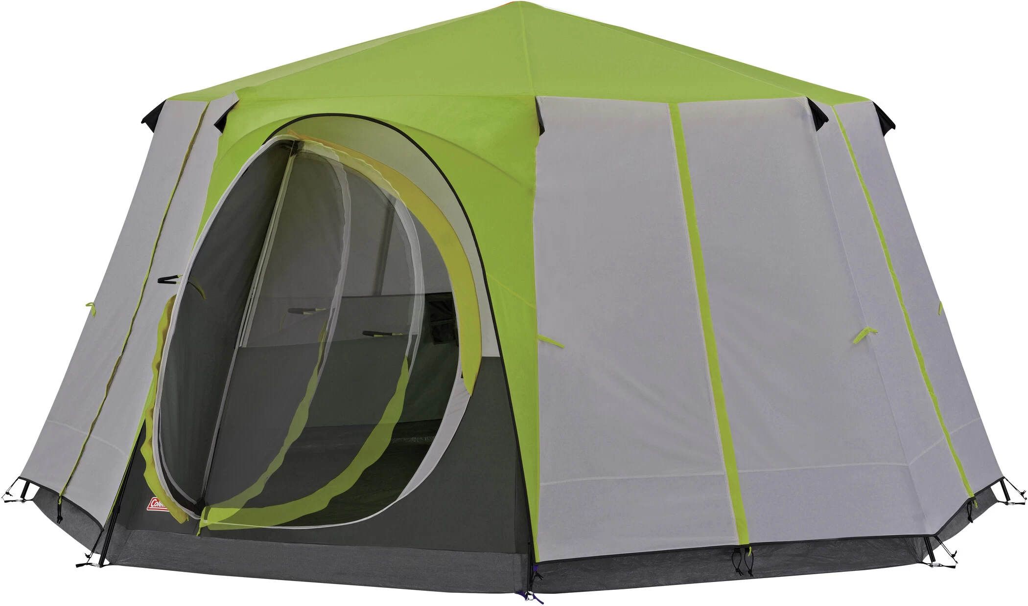 Coleman Cortes Octagon Tent 8 Personen, Grijs/geel 1 Coleman Cortes Octagon Tent 8 Personen, Grijs/geel