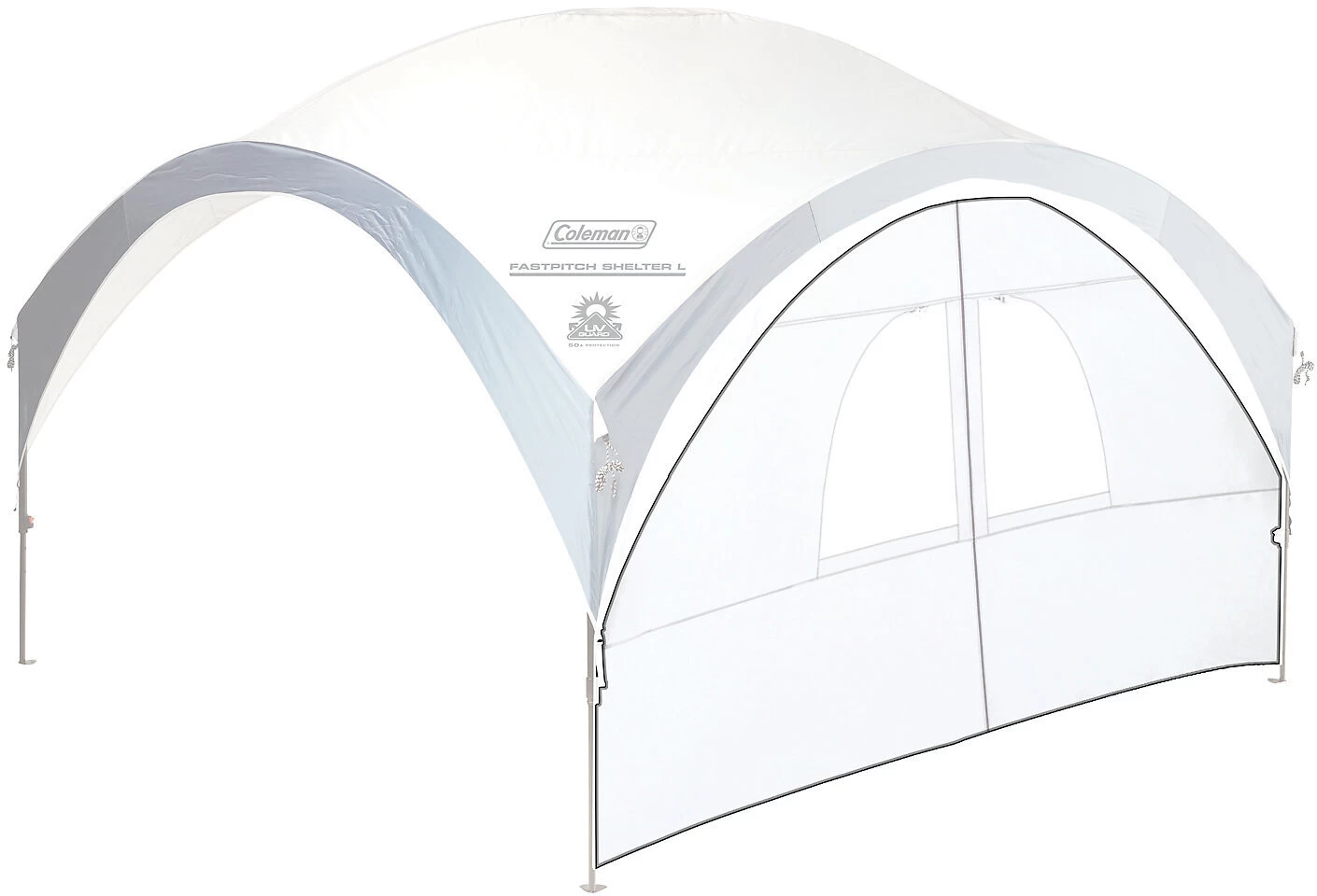 Coleman FastPitch Shelter Sunwall Met Deur 3,65m 1 Coleman FastPitch Shelter Sunwall Met Deur 3,65m