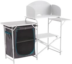 Easy Camp Sarin Keukentafel, Zwart/grijs