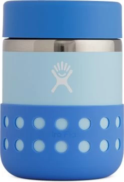 Hydro Flask Insulated Food Jar With Boot 355ml Kids, Blauw