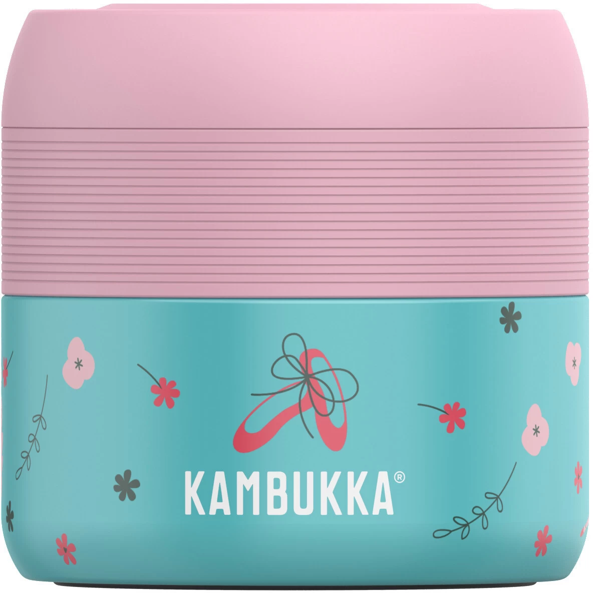 Kambukka Bora Voedsel Pot 400ml, Turquoise/roze 1 Kambukka Bora Voedsel Pot 400ml, Turquoise/roze