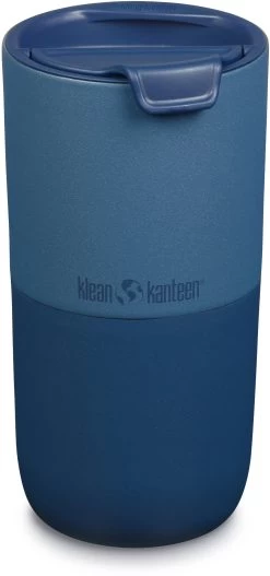 Klean Kanteen RiseTumbler Bottle 473ml With Flip Lid, Blauw