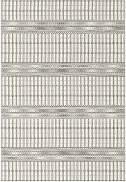 Lafuma Mobilier Melya Tapijt Voor Buiten 200x290cm, Zwart/beige