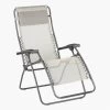 Lafuma Mobilier RSXA Relax Stoel Met Cannage Phifertex, Beige/grijs