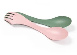 Light My Fire Spork Lefty BIO 2 Stuks, Groen/roze