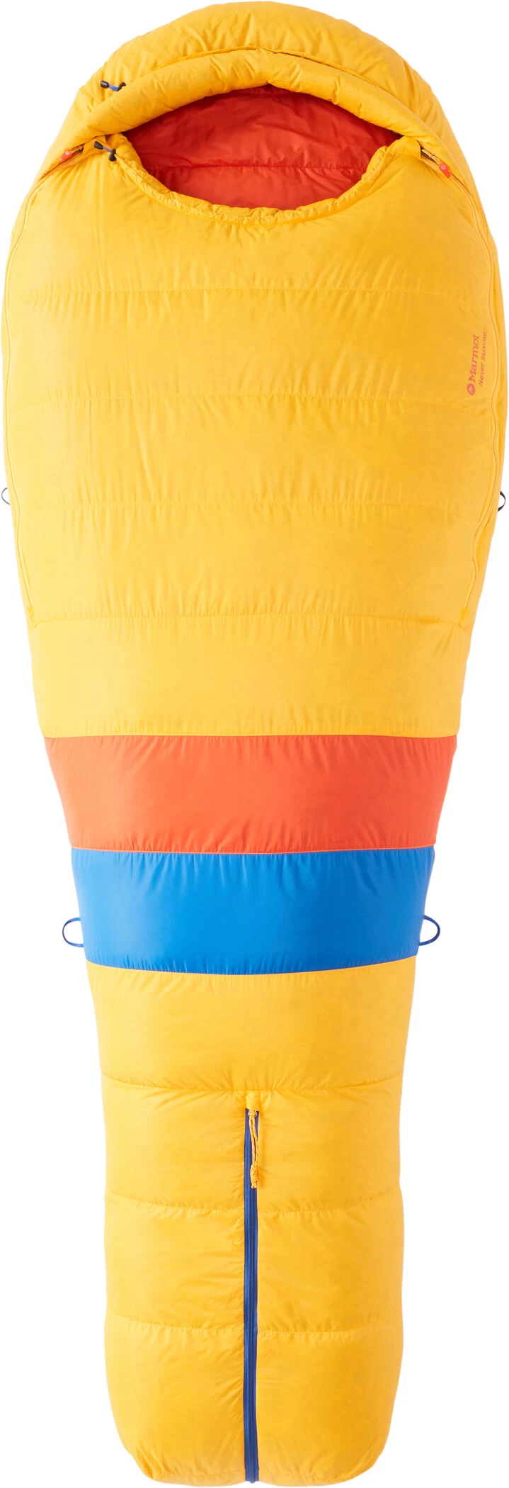 Marmot Never Summer Sleeping Bag Regular, Geel/rood 1 Marmot Never Summer Sleeping Bag Regular, Geel/rood