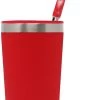 MIZU Tumbler 16 Met Rood Rietje, Rood