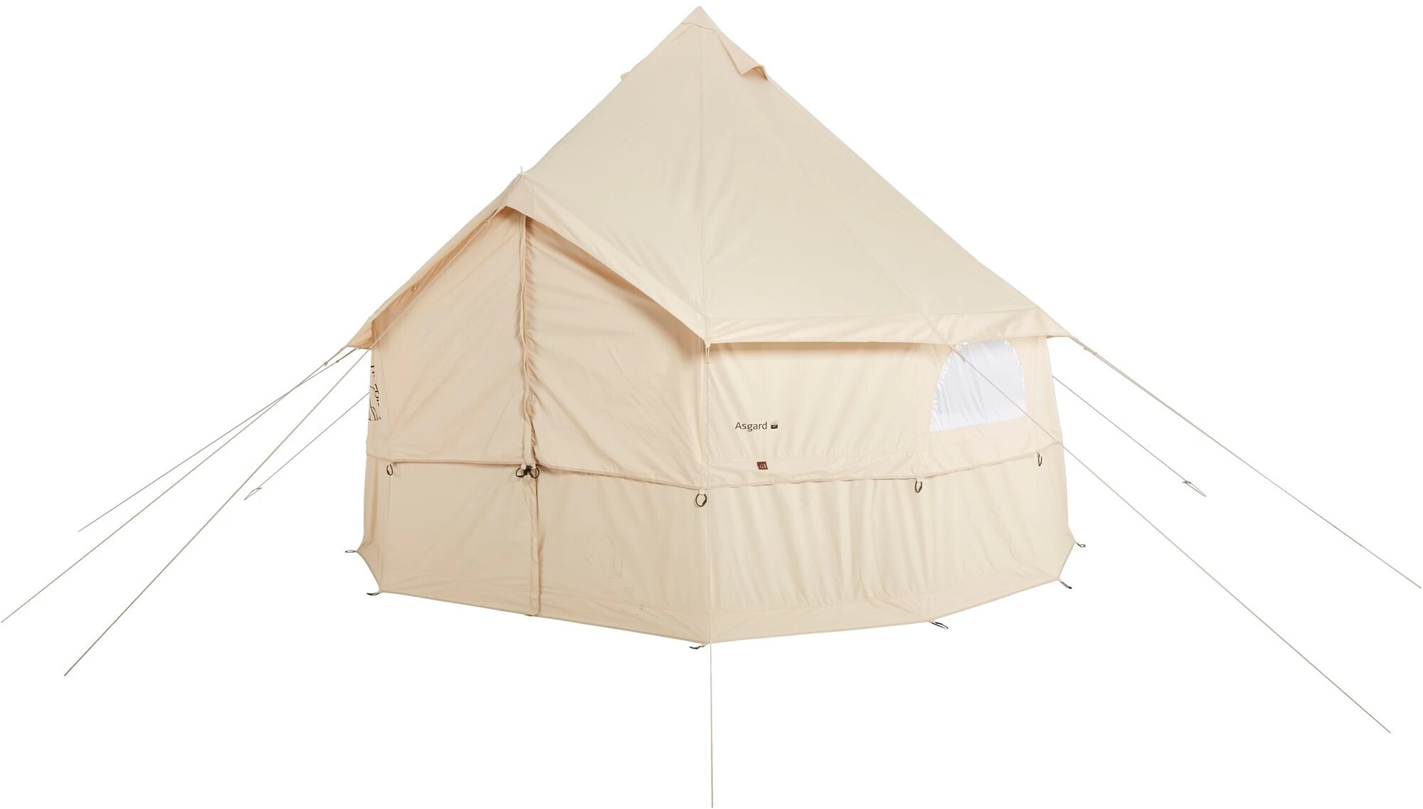 Nordisk Asgard 19.6m² Muuruitbreiding Technisch Katoen, Wit 1 Nordisk Asgard 19.6m² Muuruitbreiding Technisch Katoen, Wit