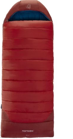 Nordisk Puk -2 Blanket Sleeping Bag M, Rood/blauw