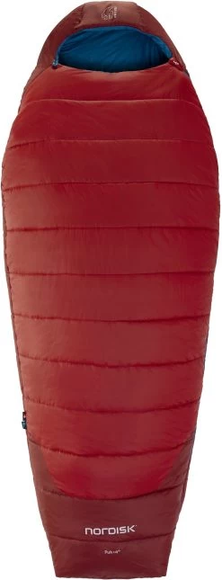 Nordisk Puk +4 Egg Slaapzak M, Rood/blauw