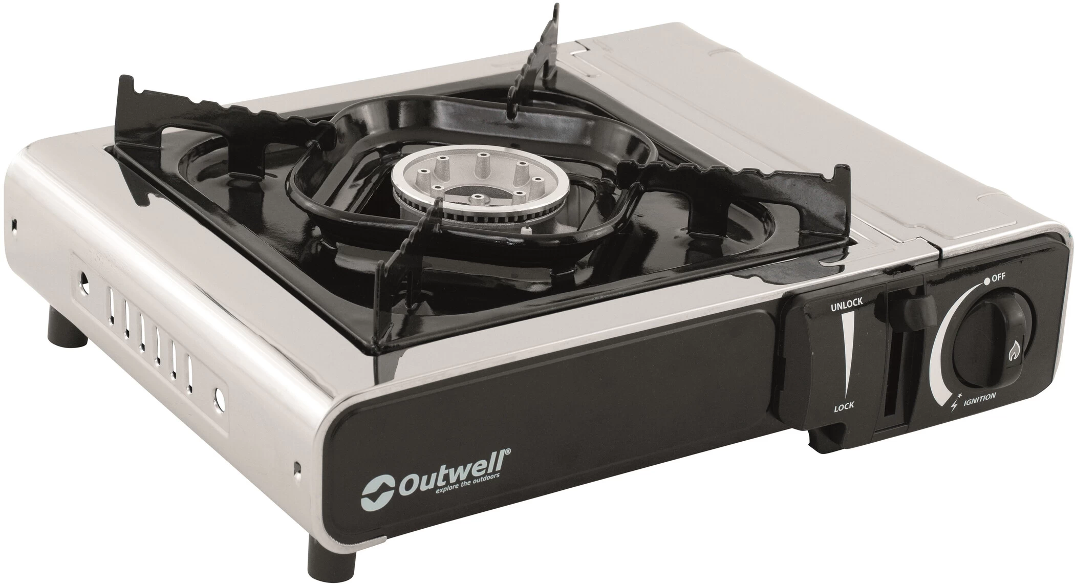 Outwell Appetizer Solo Stove, Zilver/zwart 1 Outwell Appetizer Solo Stove, Zilver/zwart