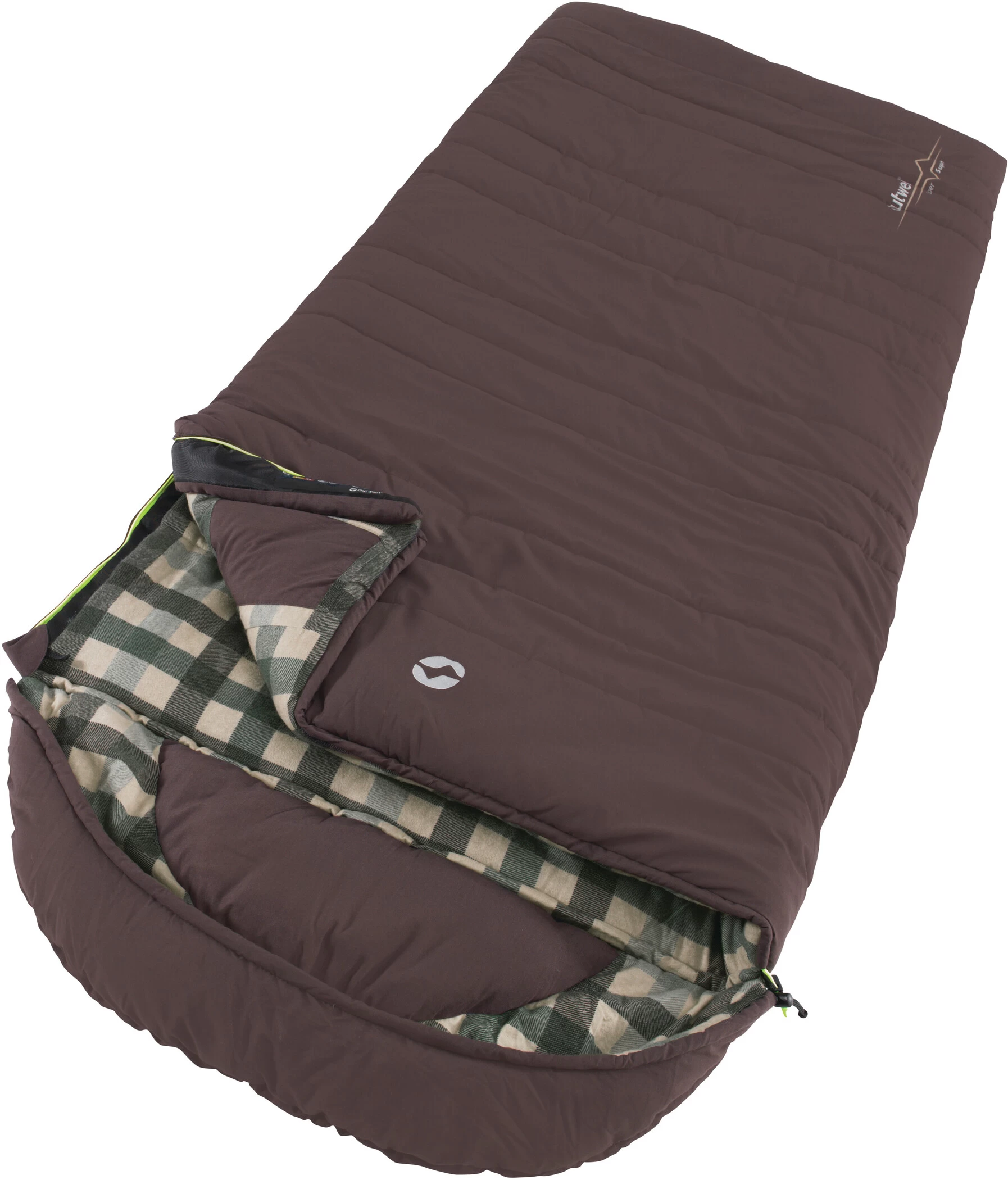 Outwell Camper Supreme Sleeping Bag, Bruin