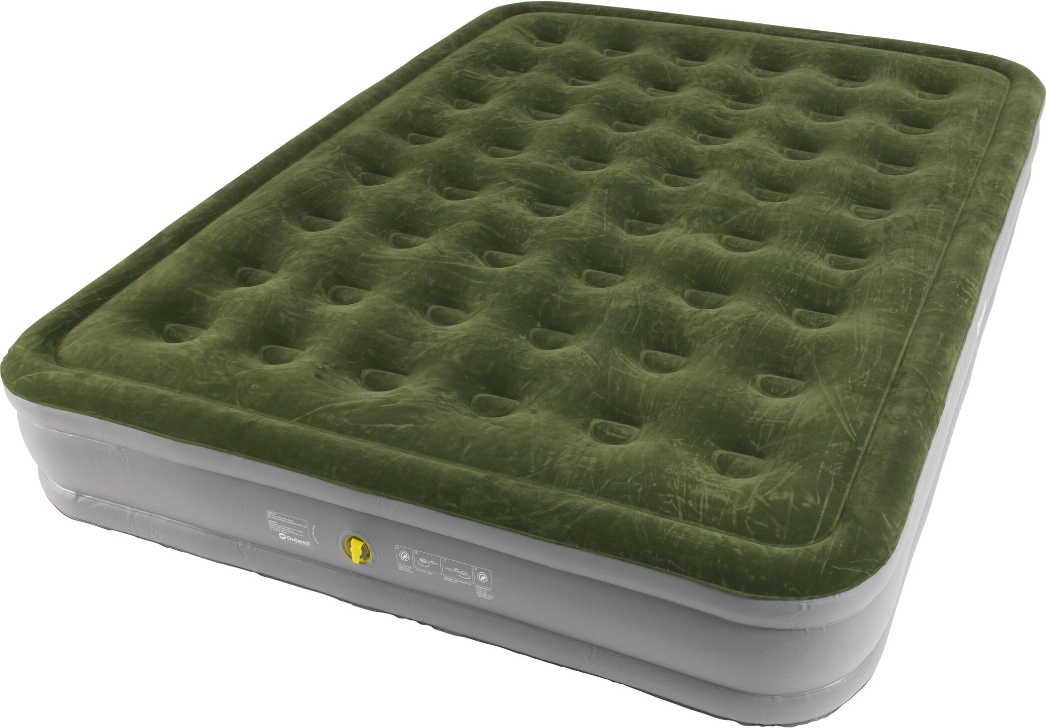 Outwell Excellent Air Bed King, Groen/grijs 1 Outwell Excellent Air Bed King, Groen/grijs
