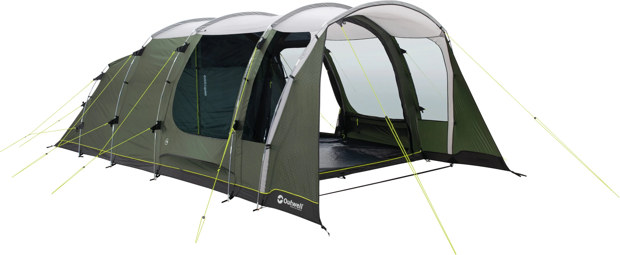 Outwell Greenwood 5 Tent, Groen/grijs 1 Outwell Greenwood 5 Tent, Groen/grijs