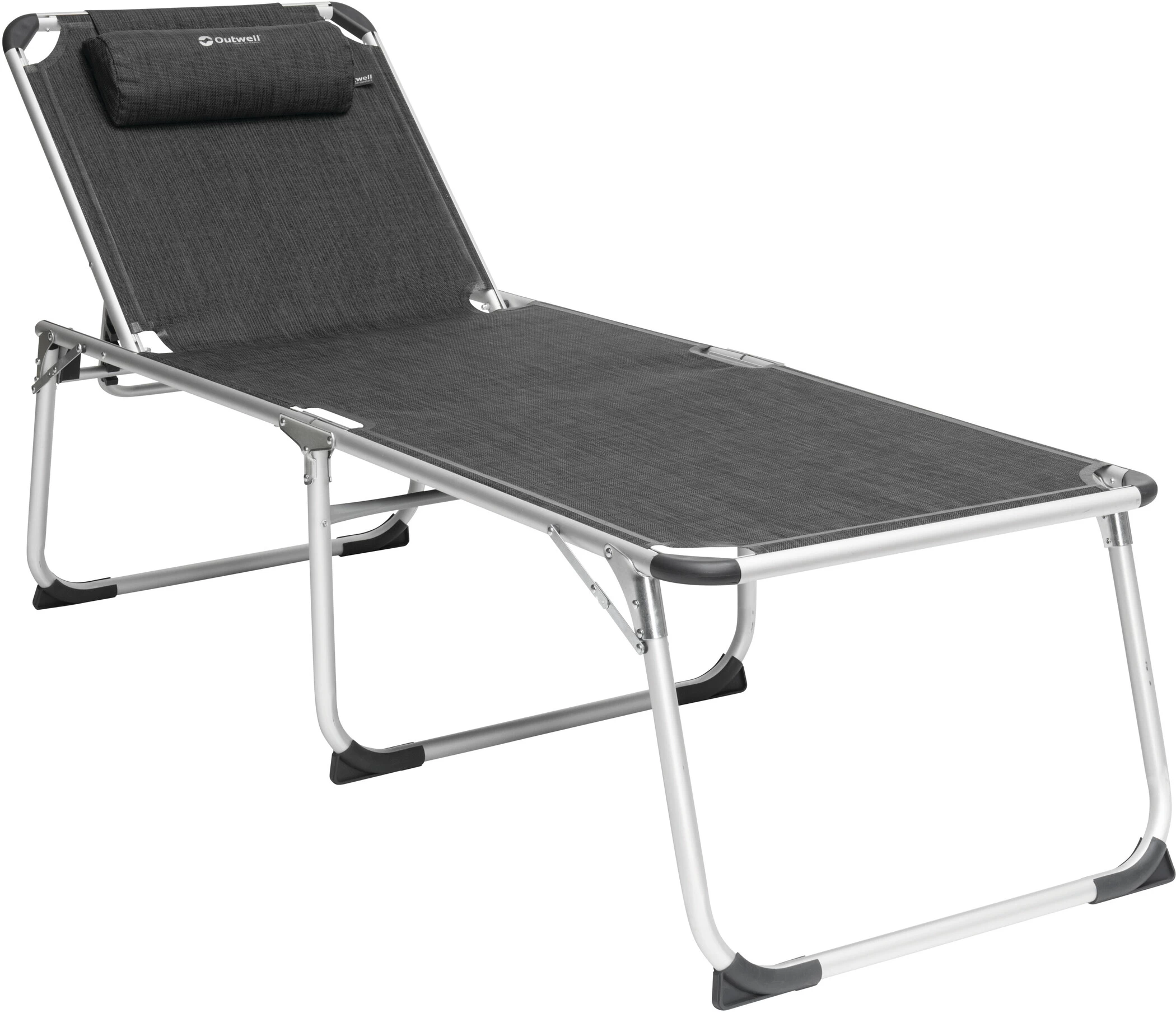 Outwell New Foundland Lounger XL, Zwart/grijs 1 Outwell New Foundland Lounger XL, Zwart/grijs