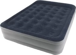 Outwell Superior Air Bed Double With Built-In-Pump, Blauw/grijs
