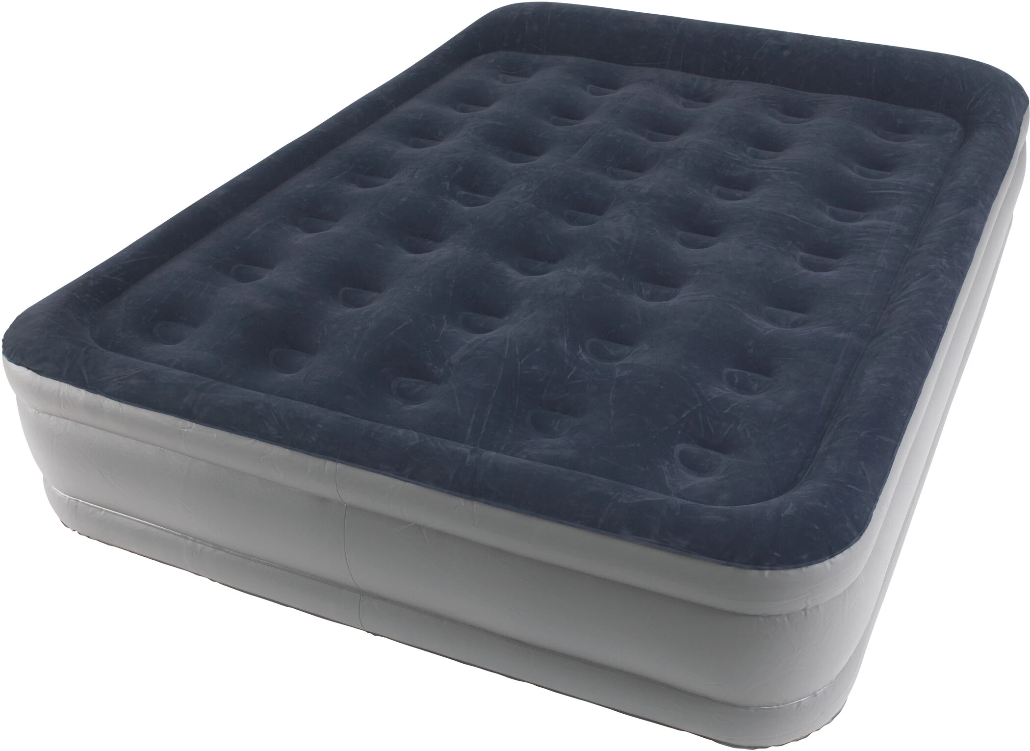Outwell Superior Air Bed Double With Built-In-Pump, Blauw/grijs 1 Outwell Superior Air Bed Double With Built-In-Pump, Blauw/grijs