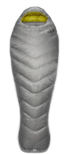 Rab Mythic 400 Sleeping Bag Left Zip, Grijs