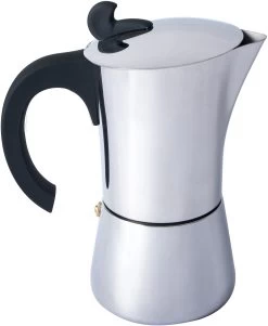 Basic Nature Roestvrijstalen Espressomachine 6 Kopjes