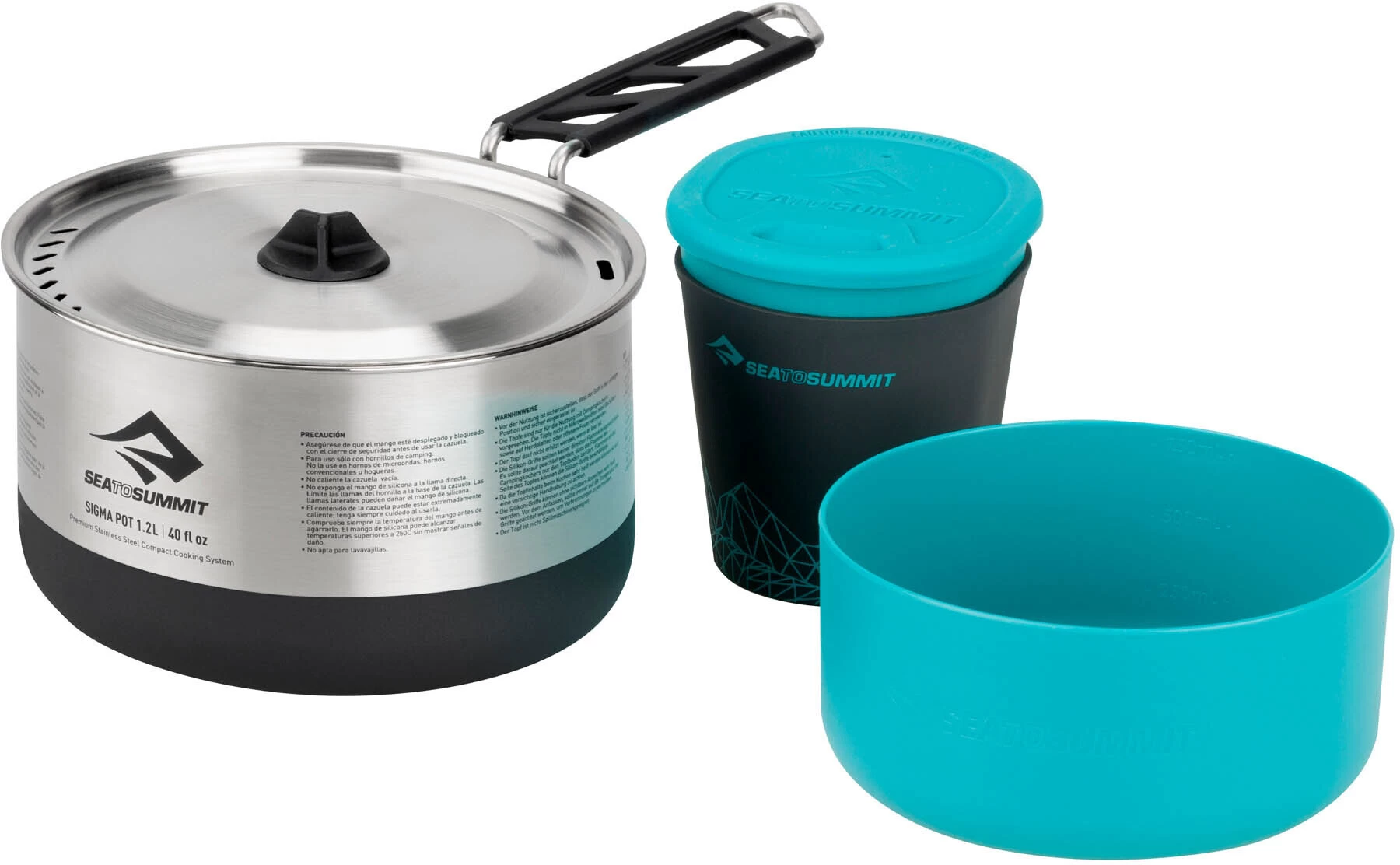 Sea To Summit SigmaSet 1.1 , Zwart/zilver 1 Sea To Summit SigmaSet 1.1 , Zwart/zilver