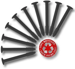 SwissPiranha BF90 Tent Pegs Set Of 10, Zwart