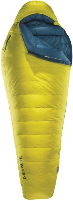 Therm-a-Rest Parsec 0F/-18C Sleeping Bag Small, Geel/blauw