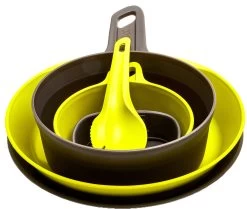 Wildo Expl**** Kit Serviesset, Groen/grijs